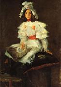 William Merritt Chase Girl in White China oil painting reproduction